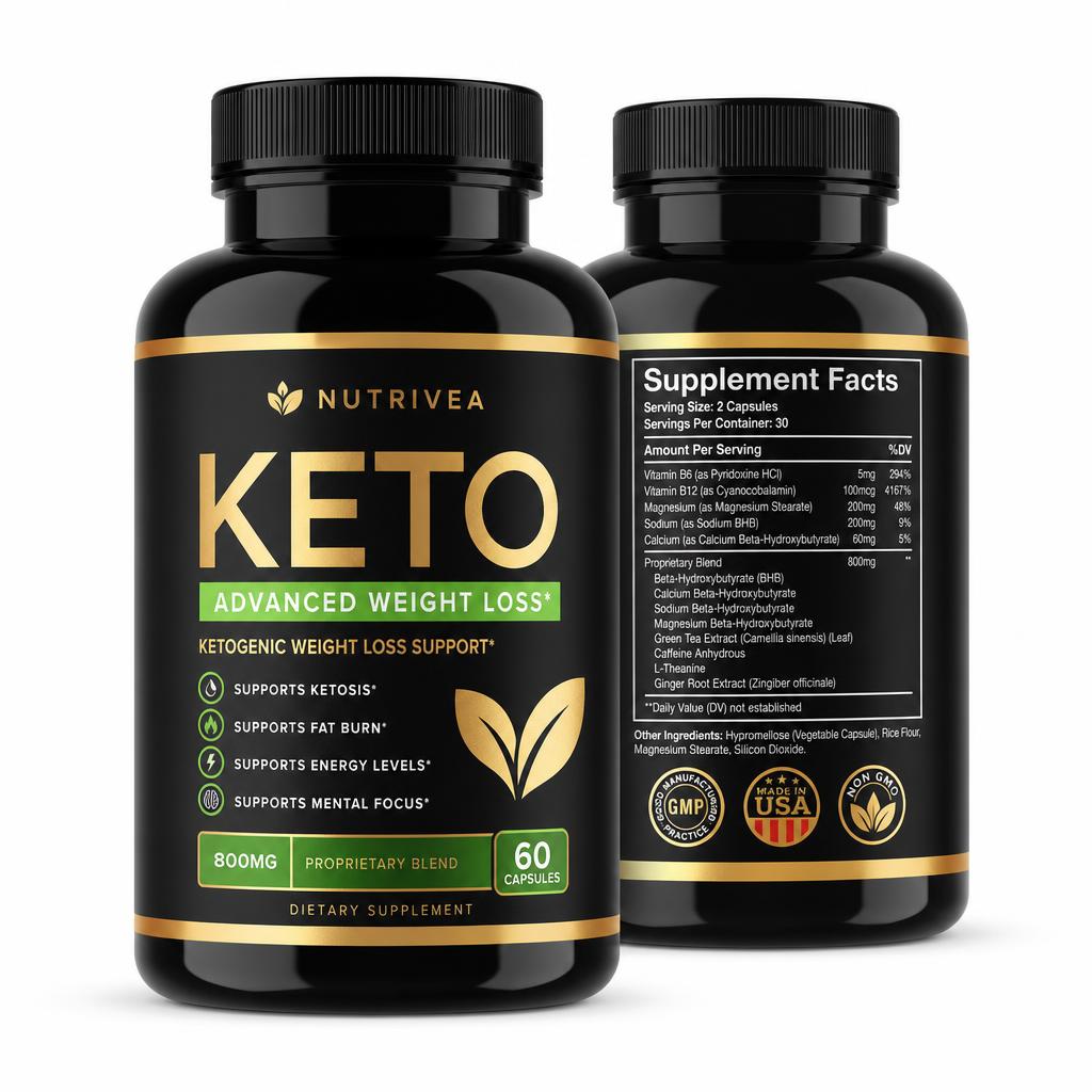 Nutrivea Keto Kapseln Deutschland – Flasche